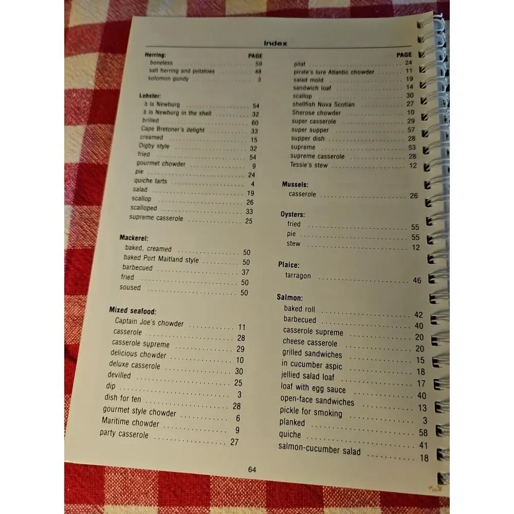 A‎ Different Kettle of Fish Traditional Seafood Recipes From Down East COOKBOOK